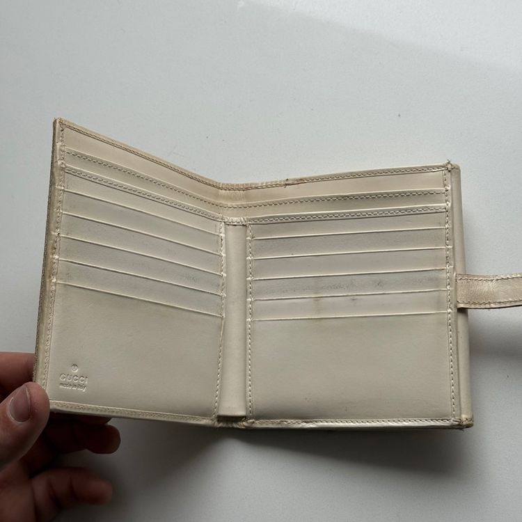 Gucci Beige Monogram Wallet 5