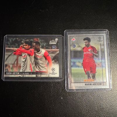 x2 Karim Adeyemi Rookie 2020-21 Topps SCC & Merlin