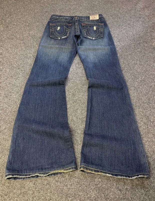 True Religion True Religion Distressed Flared Jeans product image