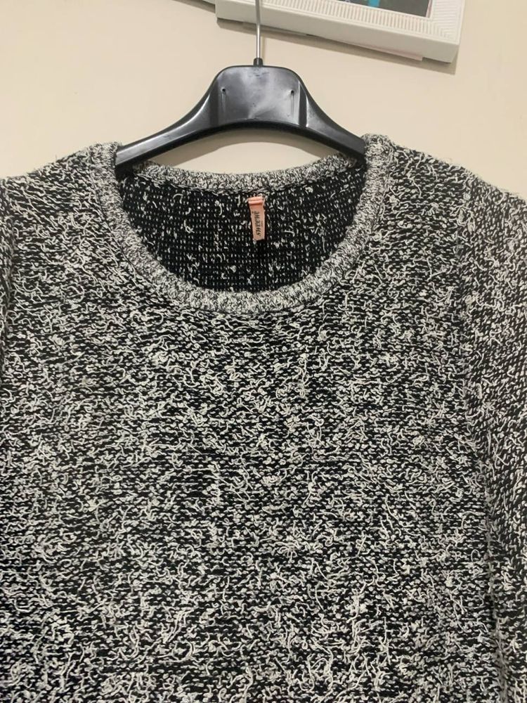 Sweewe Black And White Knit Dress 3