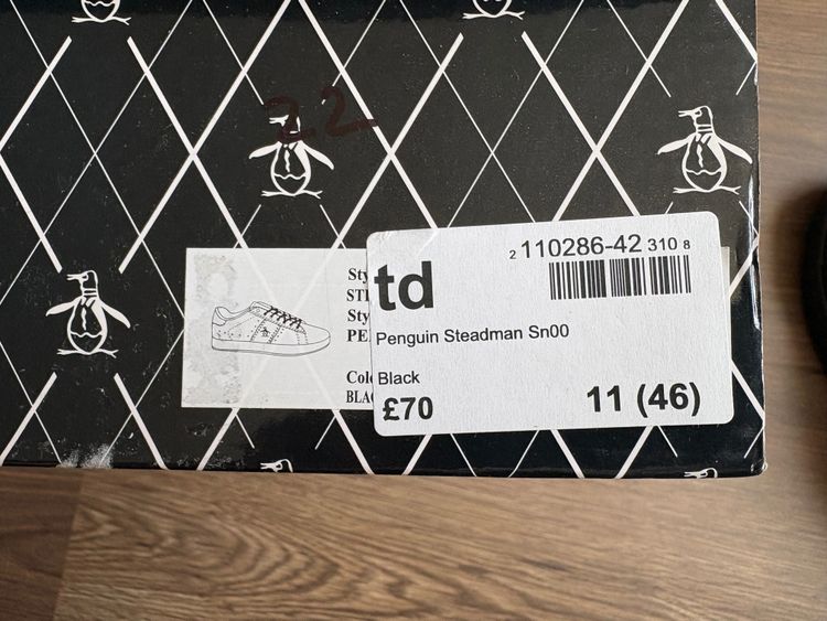 Original Penguin Black Sneakers 6