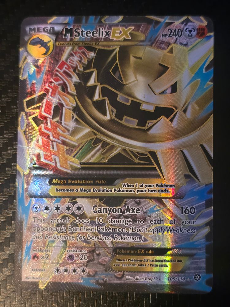 Pokémon Mega M Steelix Ex Pokémon Trading Card product image