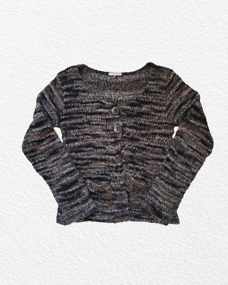 Striped Knit Cardigan