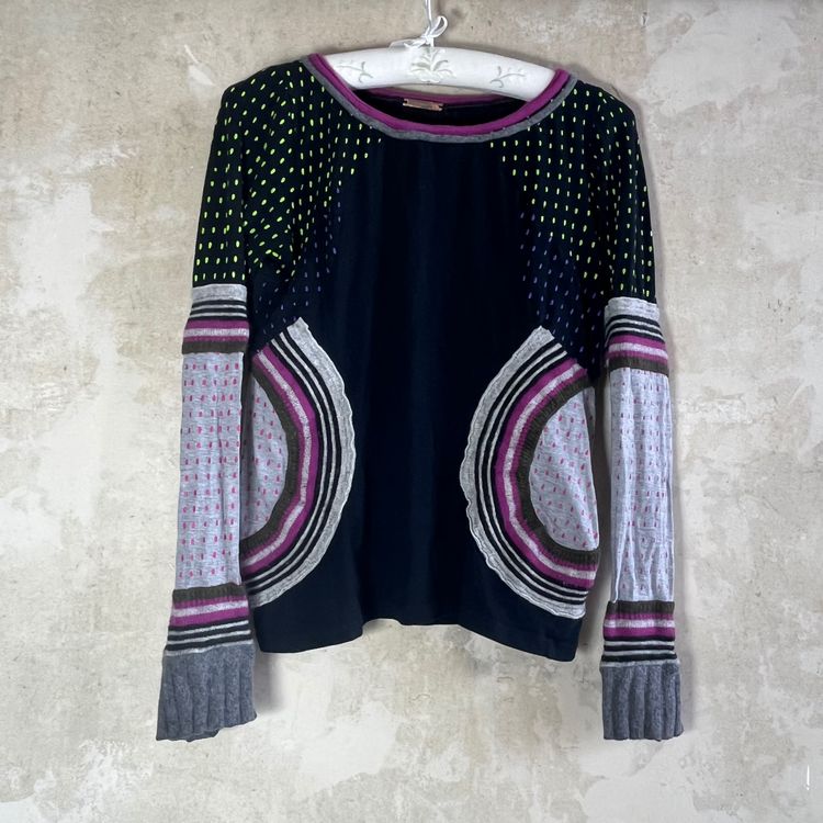 Long Sleeve Patterned Top