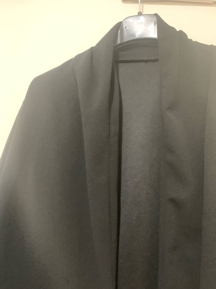 Black Blazer With White Side Stripe 3