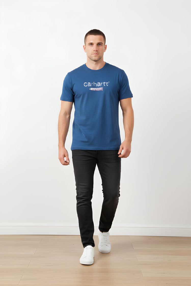 Carhartt Blue T-Shirt size M