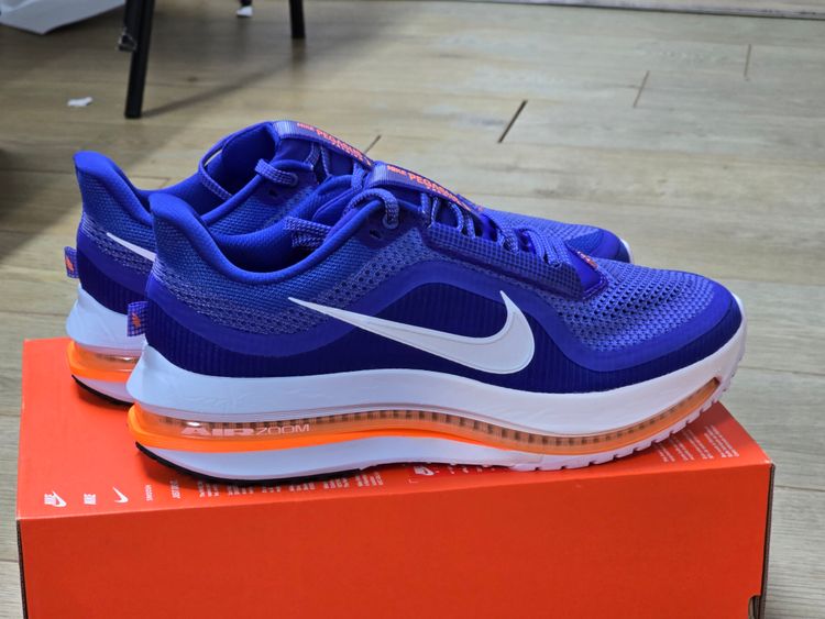 Nike Pegasus Premium Running Shoes Size UK 9.5, 8.5 ,8- Nike Pegasus Premium Lapis White/orange/blue HQ2592-400 