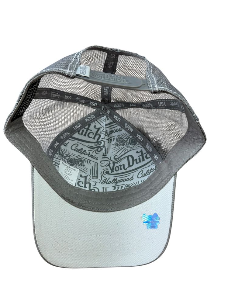 Immagine di Von Dutch White and Light Grey Trucker 2