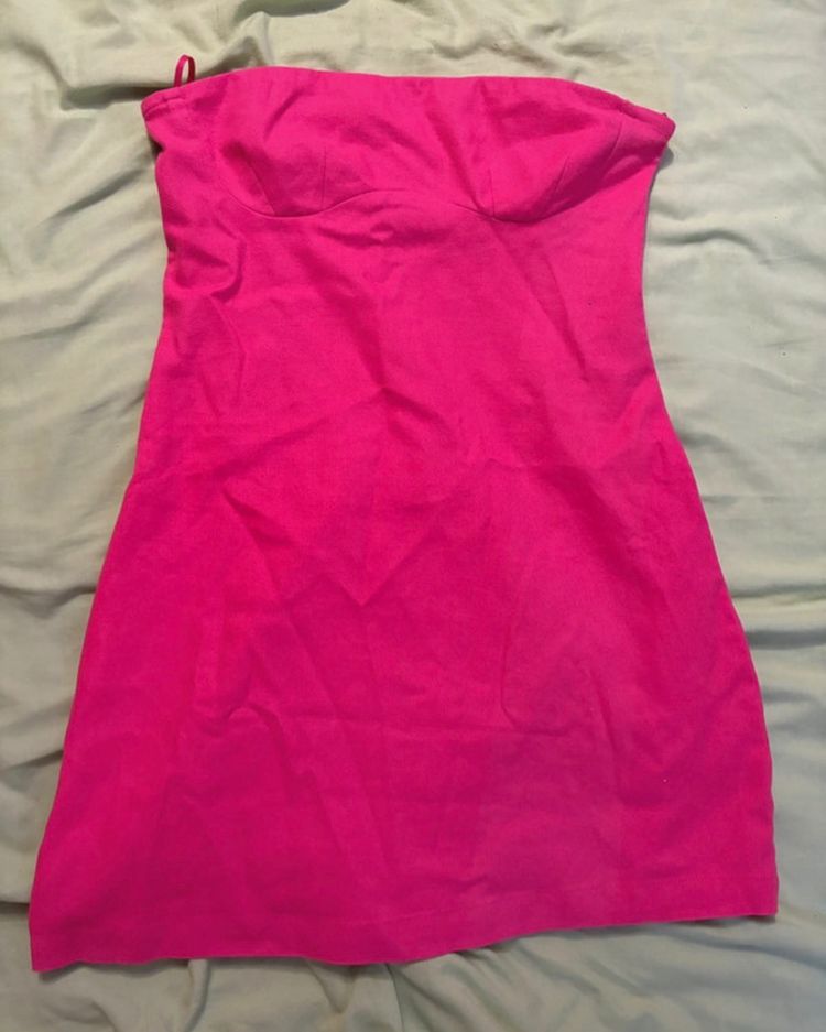 Pimkie Pink Strapless Dress