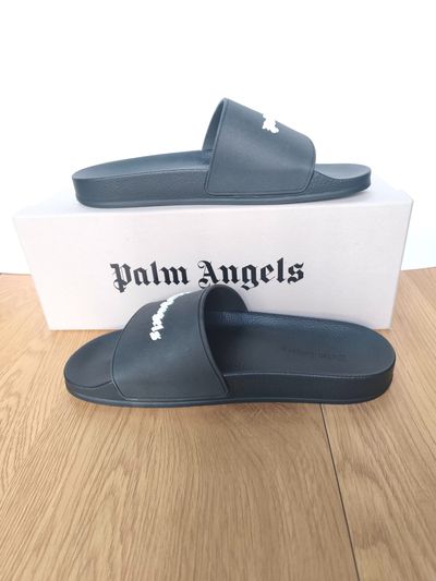 Palm Angels Black Slides
