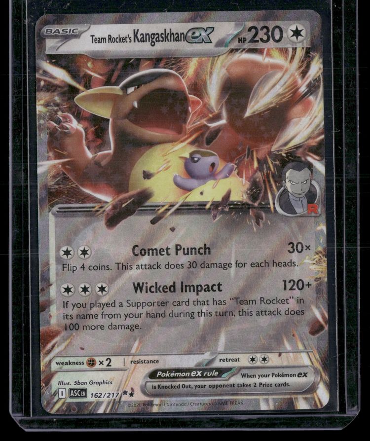 Team Rocket'S Kangaskhan Ex Pokémon Trading Card image 1
