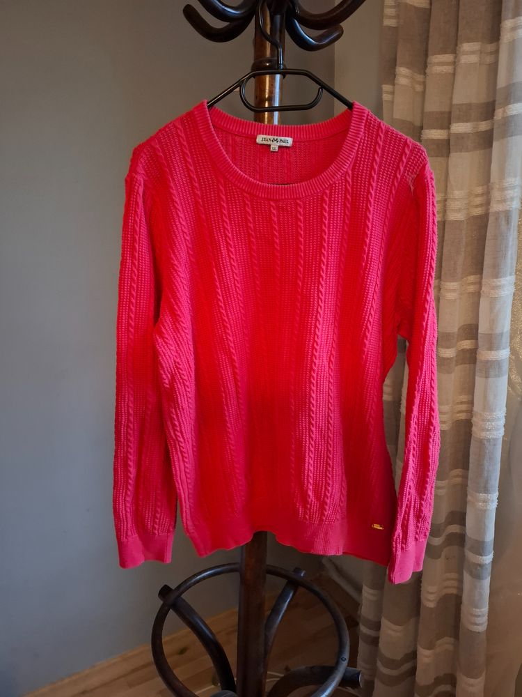 MAX&Co. Max&Co. Pink Cable Knit Sweater product image