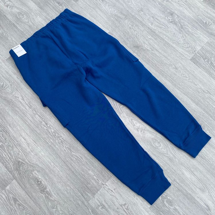 Nike Moto Fleece Cargo Sweatpants Joggers Bottoms - Court Blue [HJ3968-476] image 4