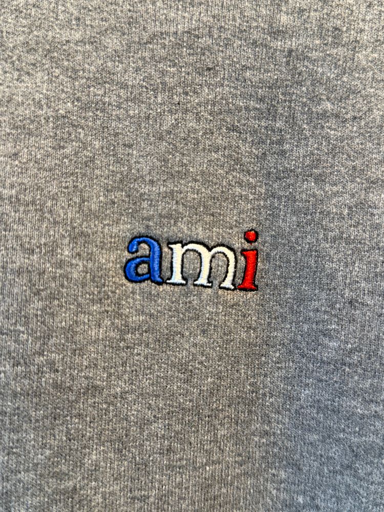 ami Alexandre Mattiussi Grey Sweatshirt imagen 2