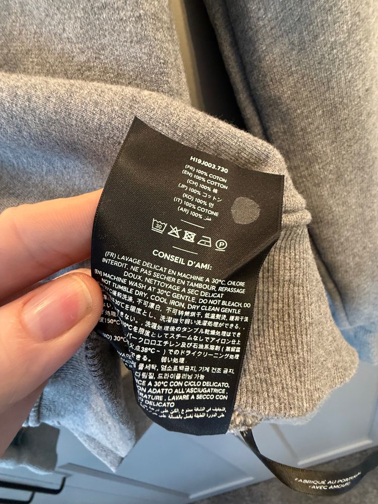ami Alexandre Mattiussi Grey Sweatshirt imagen 5