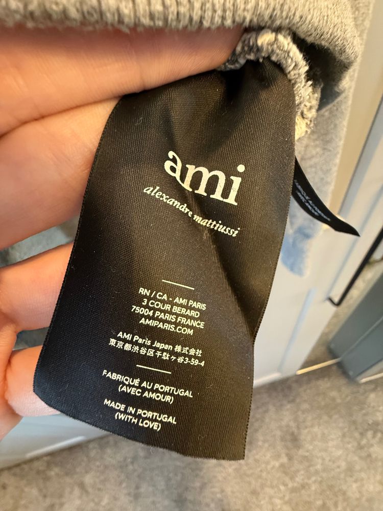 ami Alexandre Mattiussi Grey Sweatshirt imagen 4