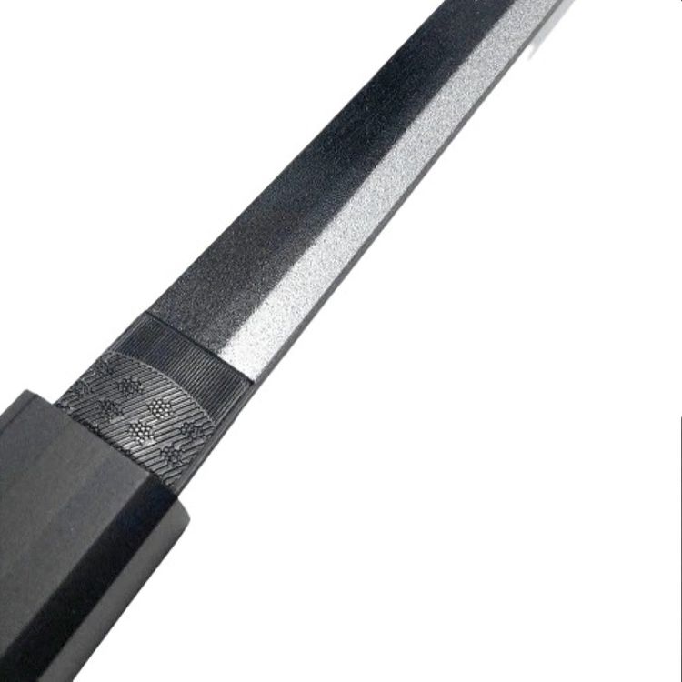 Naruto Kusanagi Sasuke Black Katana Metal Sword DAMAGED 2 10