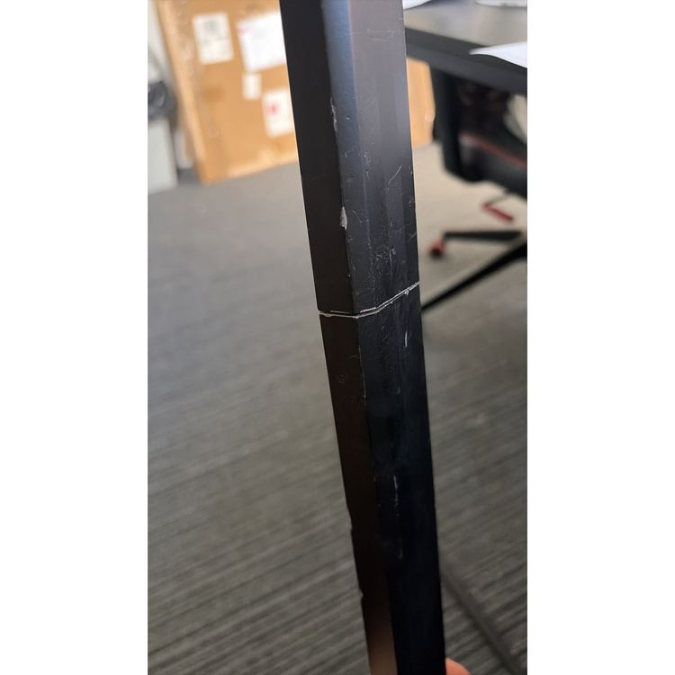Naruto Kusanagi Sasuke Black Katana Metal Sword DAMAGED 2 2