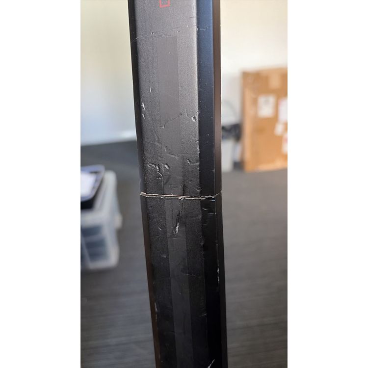 Naruto Kusanagi Sasuke Black Katana Metal Sword DAMAGED 2 11