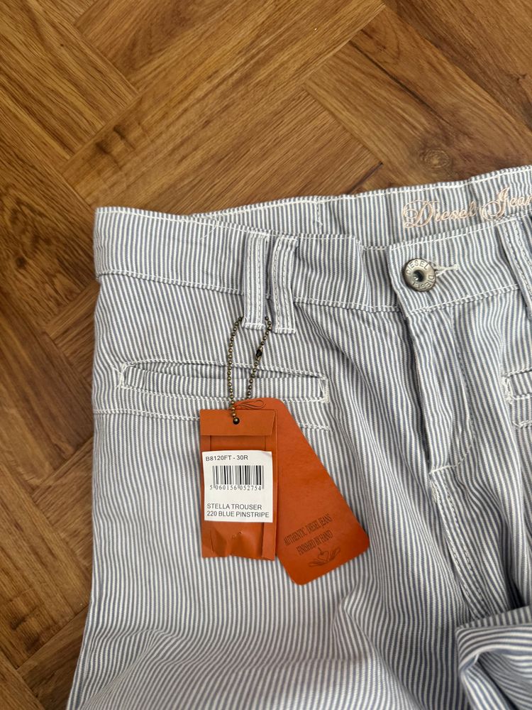 Diesel Cotton Pinstripe Trouser (30R) image 8