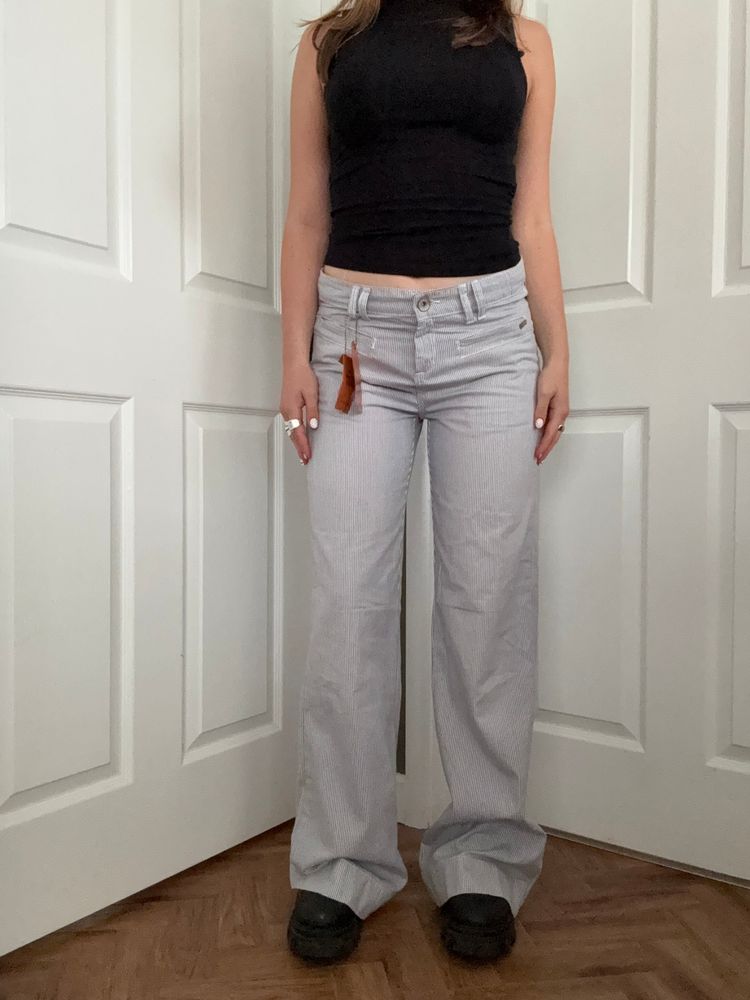Diesel Cotton Pinstripe Trouser (30R) image 2