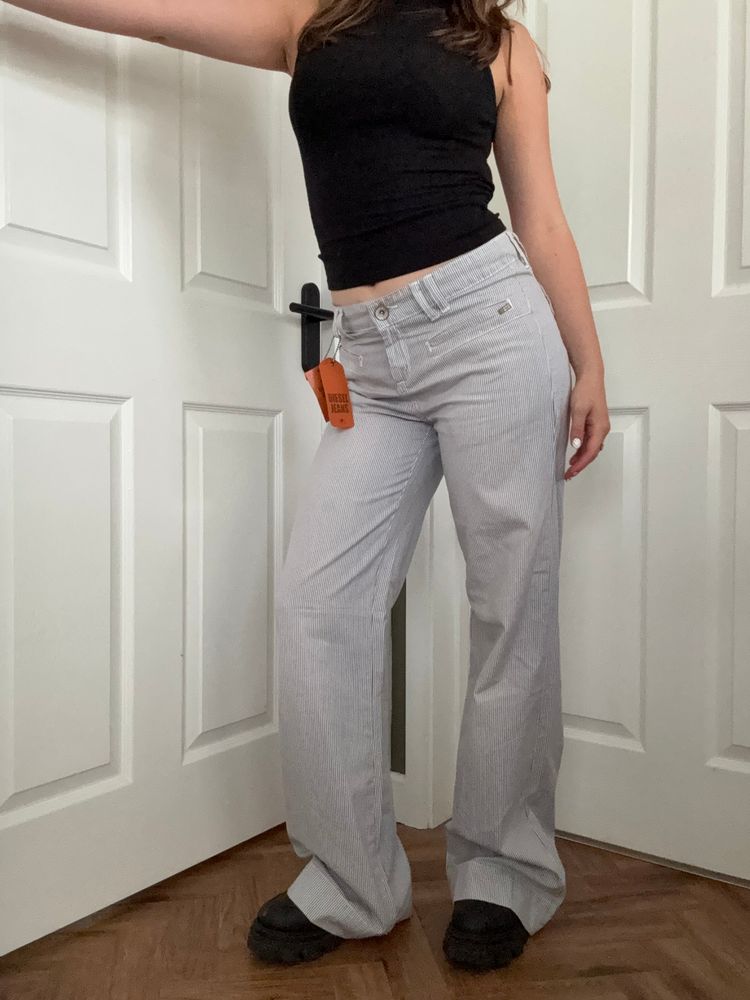 Diesel Cotton Pinstripe Trouser (30R) image 1