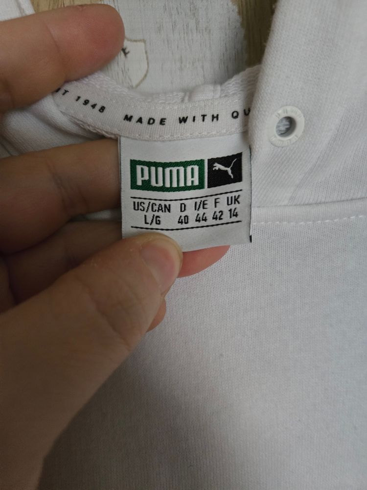 Puma white hoodie 2