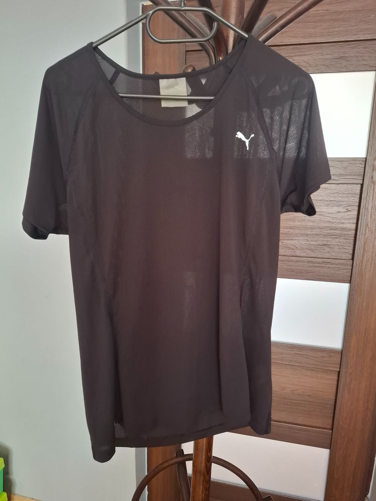 Puma Black Mesh Short Sleeve Shirt