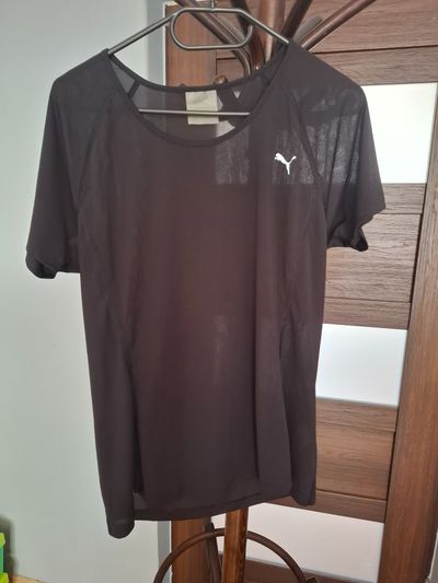 Puma Black Mesh Short Sleeve Shirt