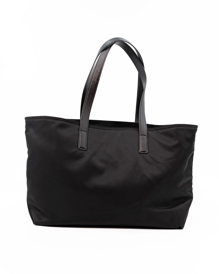 Prada Borsa Tote Re-Edition 1978 Large Re-Nylon Nera — Pre-owned Autentica imagen 9