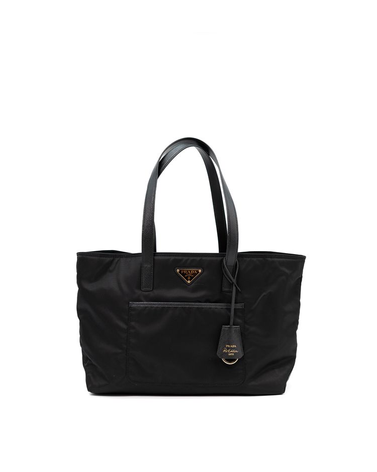 Prada Borsa Tote Re-Edition 1978 Large Re-Nylon Nera — Pre-owned Autentica