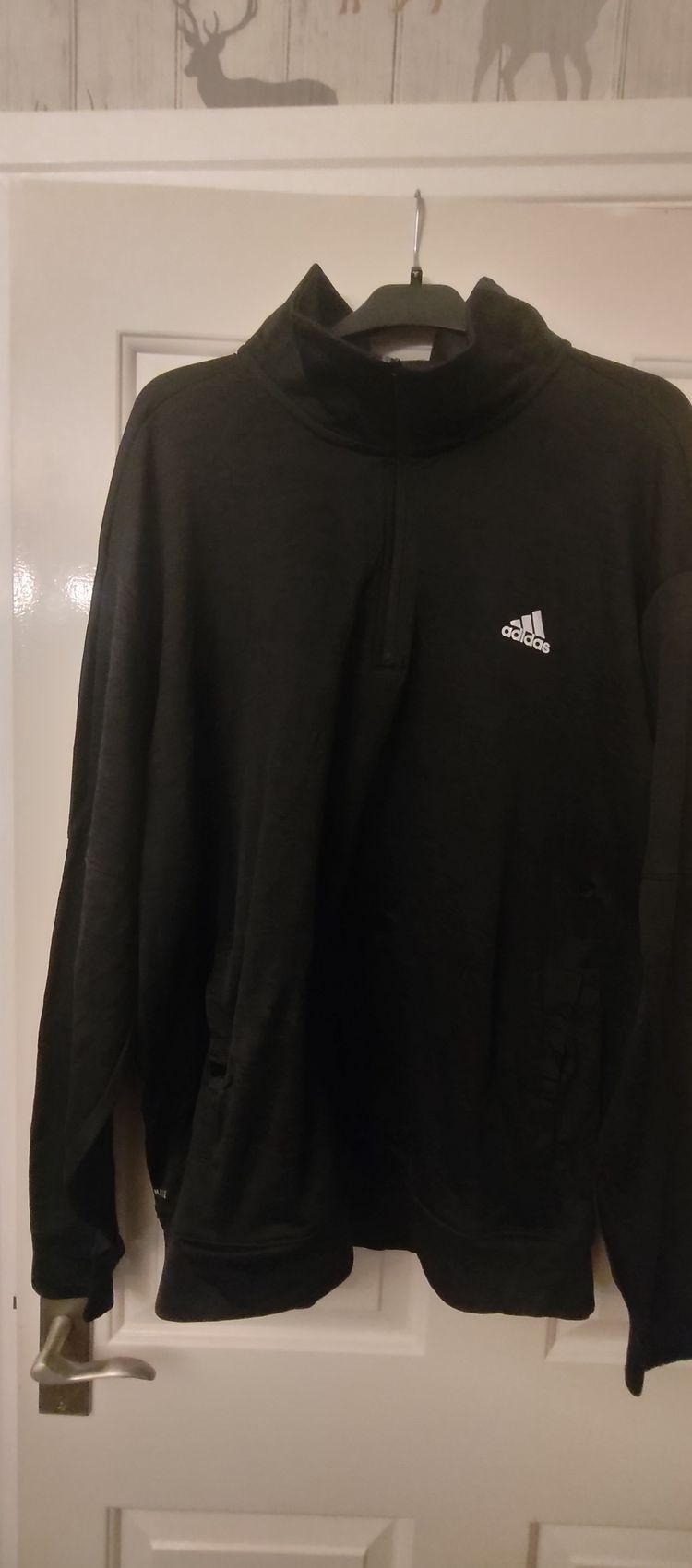 2XL Adidas Black Pullover Sweatshirt