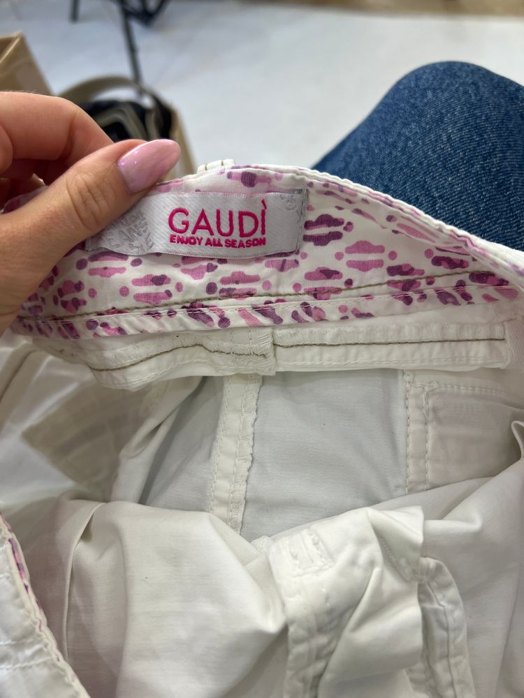 PUB GARDEN DROP | medium white cargo style mini skirt 4