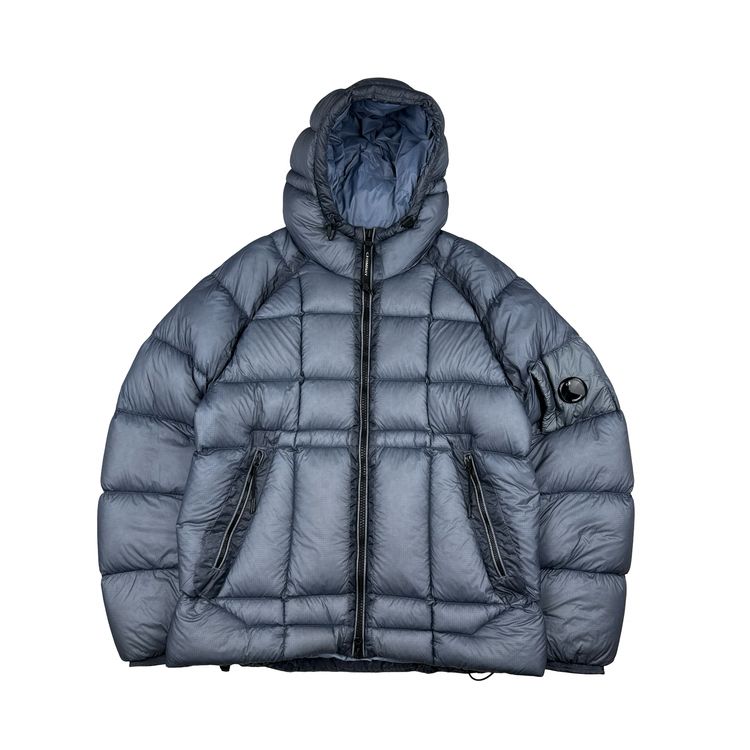 CP Company Silver Down Filled DD Shell Lens Viewer Puffer Jacket - XXL image 1