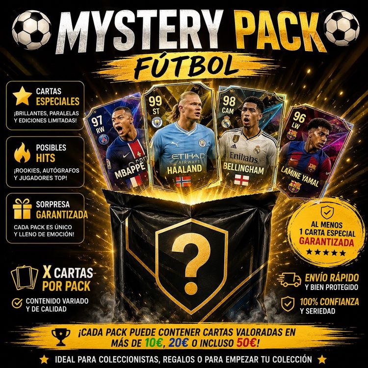 Mystery Pack Numerada + auto o parche asegurado