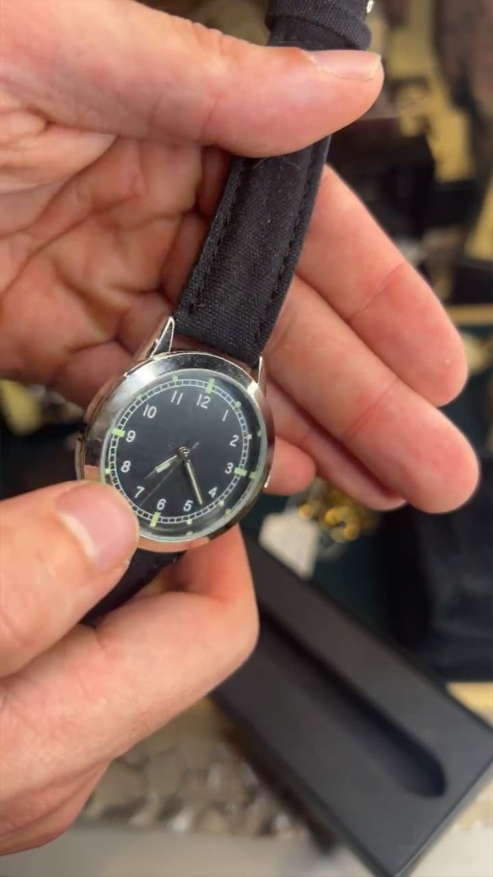 Eagle Eagle Moss black material strap men's watch product image