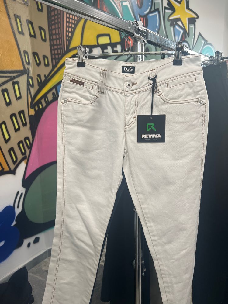 D&G White Jeans