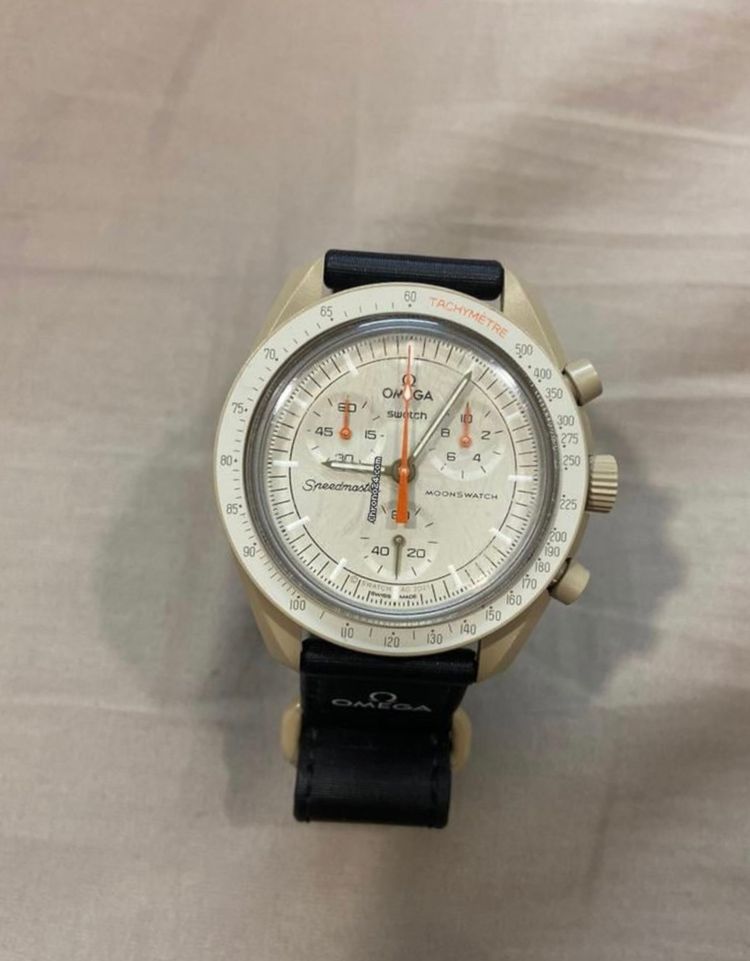 Omega Swatch Speedmaster Mission To Jupiter Watch image 7