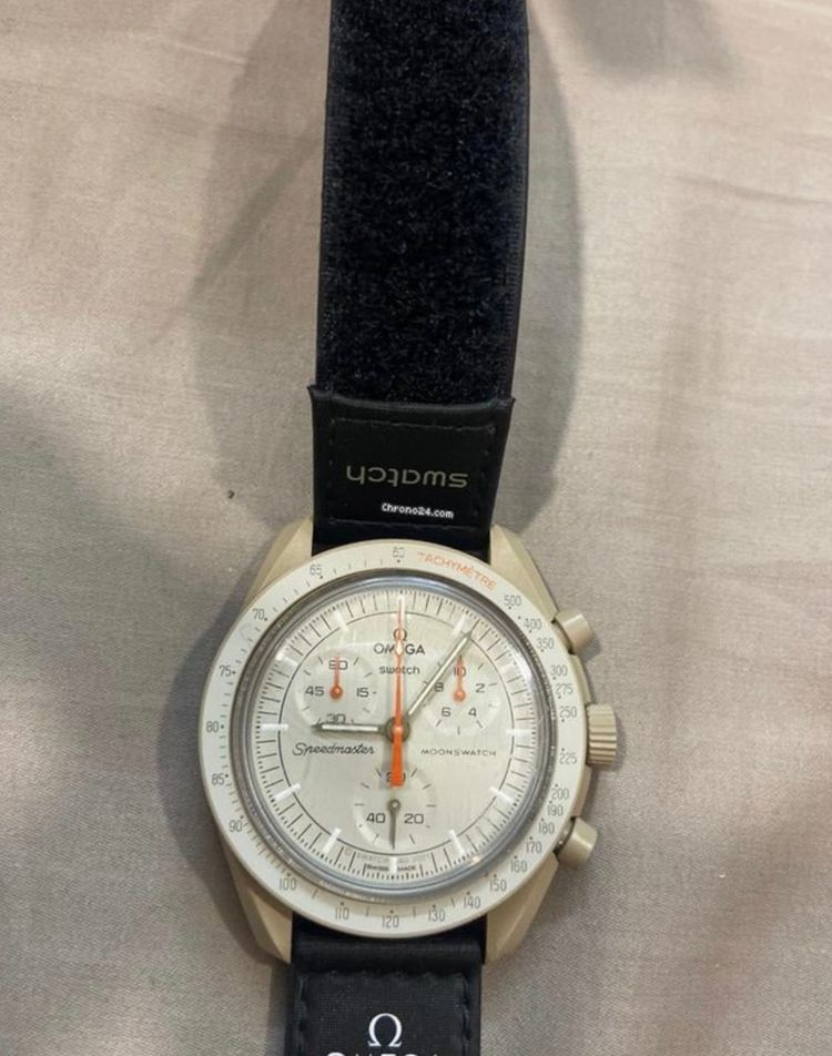 Omega Swatch Speedmaster Mission To Jupiter Watch image 5