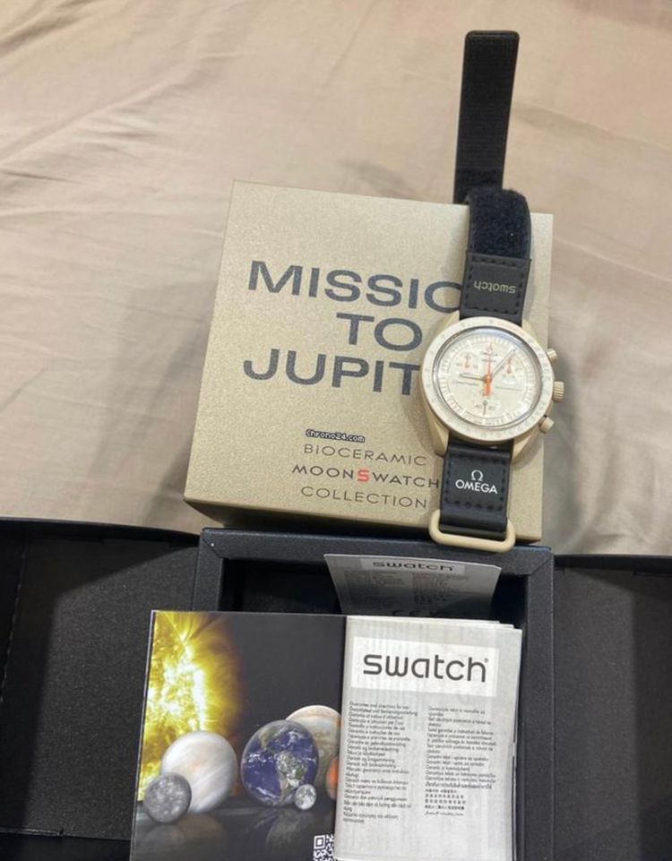 Omega Swatch Speedmaster Mission To Jupiter Watch image 2