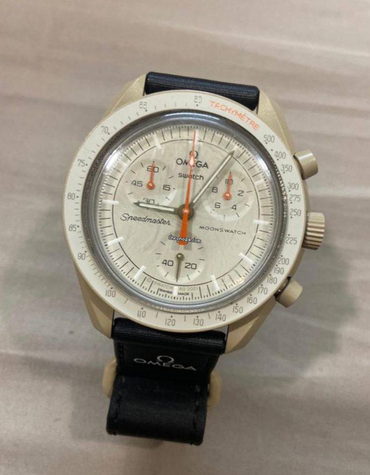 Omega Swatch Speedmaster Mission To Jupiter Watch image 8