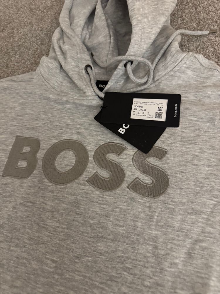 Boss Grey Hoodie XXL  3