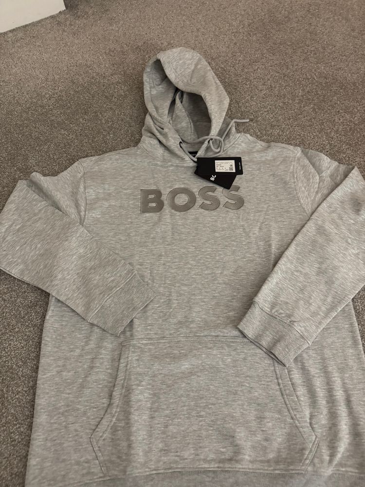 Boss Grey Hoodie XXL  2