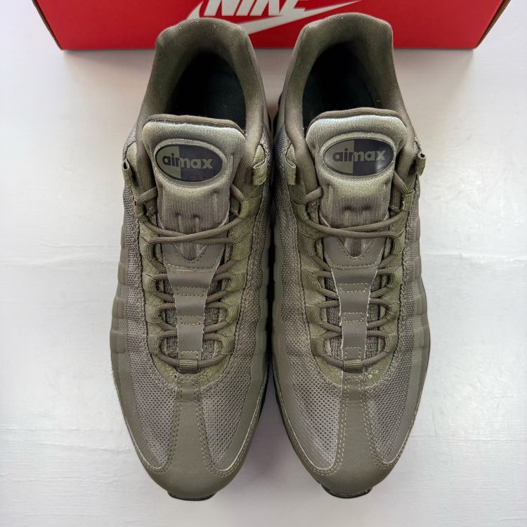 Nike Air Max 95 Ultra Size UK 9 Essential Cargo Khaki Black Trainers 857910-301 obraz 2