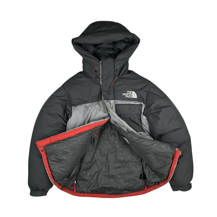 North Face Grey Summit Series Down Hooded Puffer Jacket - Small image 12