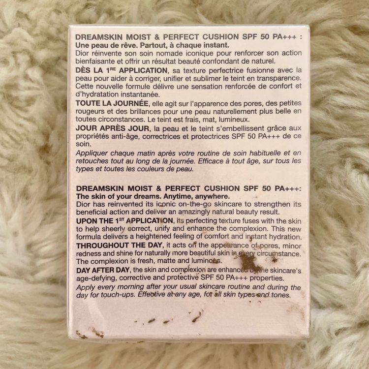 Dior Capture Dream Skin Moist & Perfect Cushion Refill SPF 50+++ Shade 025 New & Sealed 2