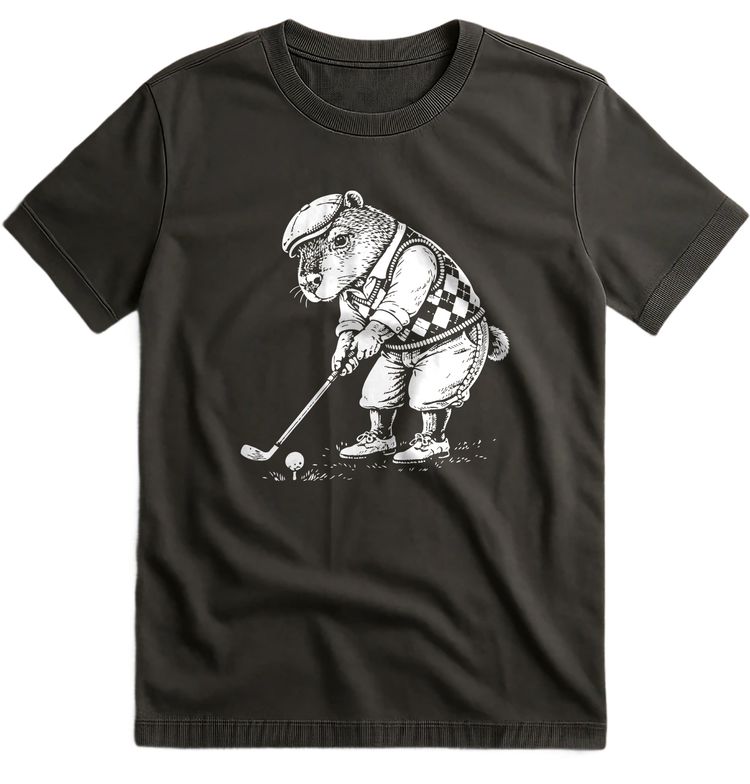 CAPYBARA GOLFER 026 T Shirt US 3