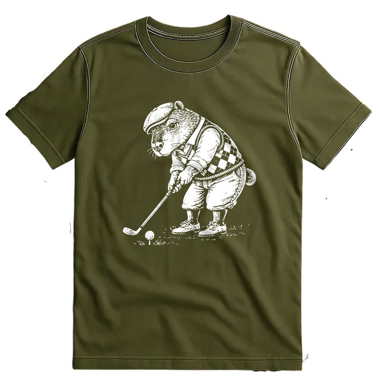 CAPYBARA GOLFER 026 T Shirt US 4