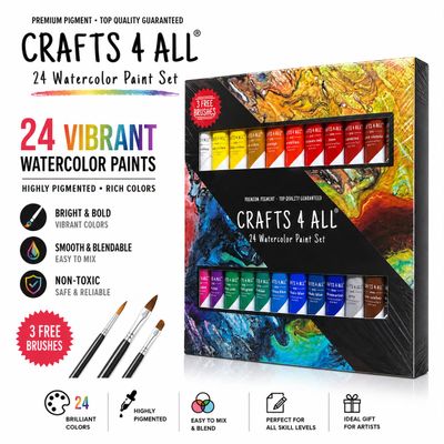 Crafts 4 All 24 Watercolor Paint Set
