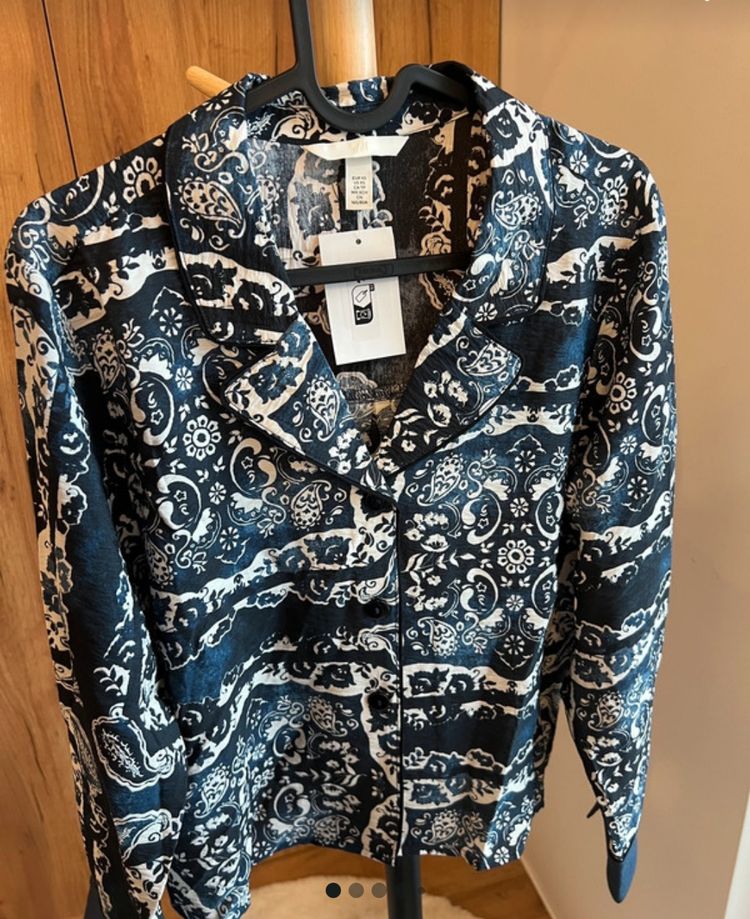 H&M H&Mi Black And White Patterned Jacket product image